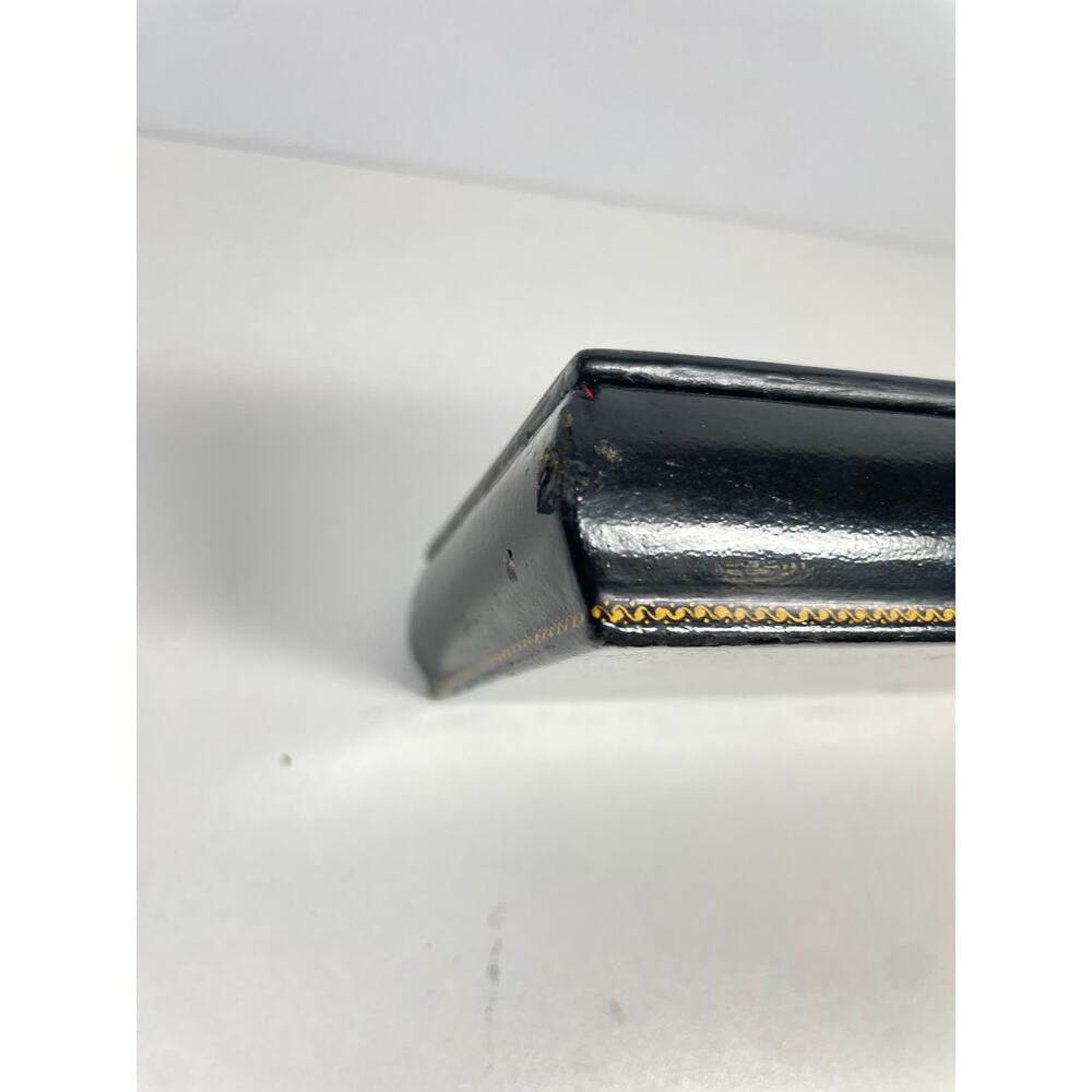 Decorative Black and Red Lacquer Box - Picture 9 of 13